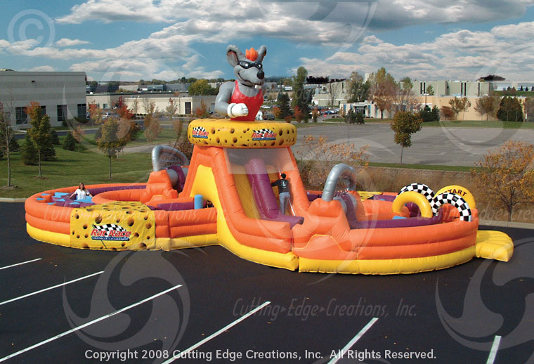 Rent Inflatable Rat Race Obstacle Course in Chicago